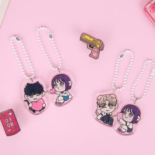 (Prepay Only) 'Operation: Pure Love' Official Magnet Keyring (Choose 1 of 2)