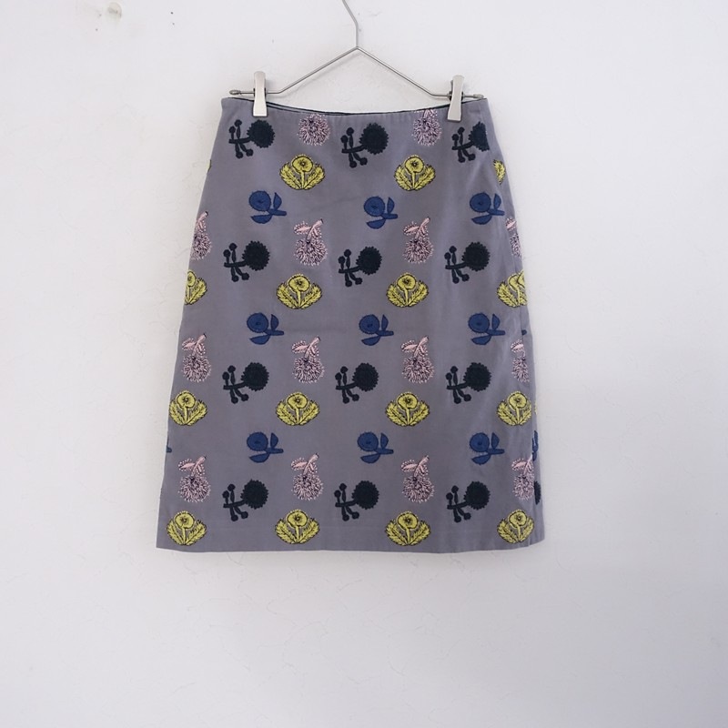 mina perhonen] [Quartet] [Embroidery] [38] Skirt | Japan Finds