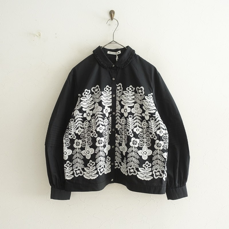 mina perhonen before laundry ブラウス 36 mina perhonen] [Cotton/Silk] [36] [Good Condition] swing garden