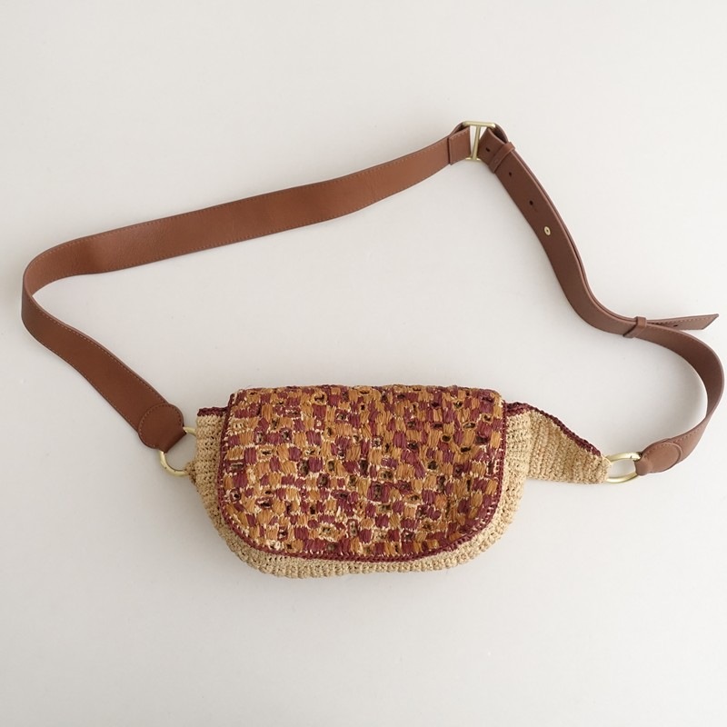 JAMIN PUECH] [Natural Materials] [Unused] Shoulder Bag | Japan Finds