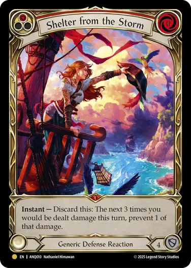 Rainbow Foil] [L] Shelter from the Storm (Red) | Japan Finds