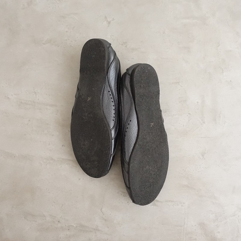 Jurgen Lehl] [Leather] [25cm] Flat Pumps | Japan Finds
