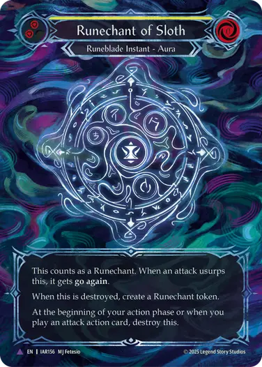EN] [Runeblade] [Cold Foil] [Yellow] [Marvel] Runechant of Sloth