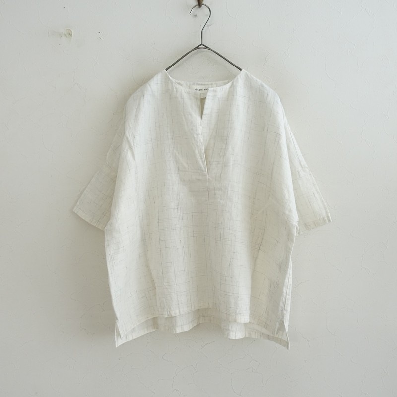 evam eva] [Linen/Cotton] [M] Pullover Shirt | Japan Finds