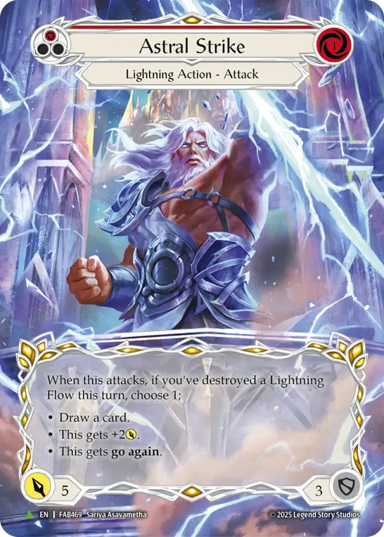 【Cold Foil】Astral Bridge EN] [Cold Foil] [Lightning] Astral Strike (Astral Attack) | Japan