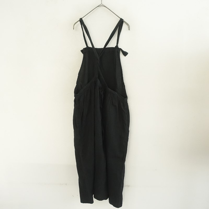 Antiquite's noir] [Linen] Apron Dress | Japan Finds