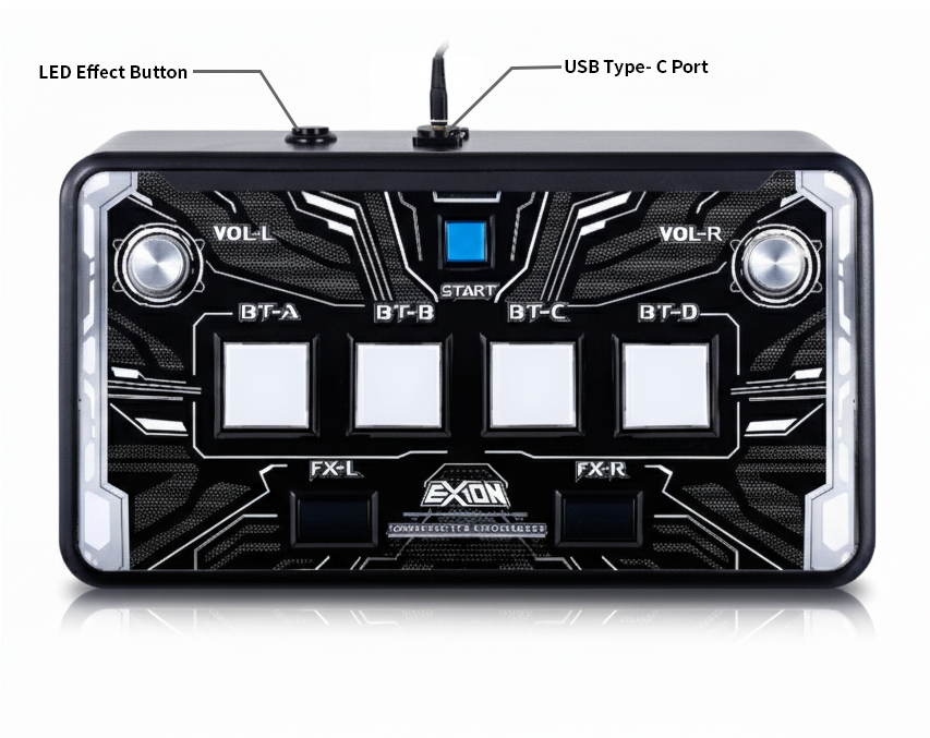 Exion] [SENSATEC] Sound Voltex SDVX Rhythm Game Controller | Japan