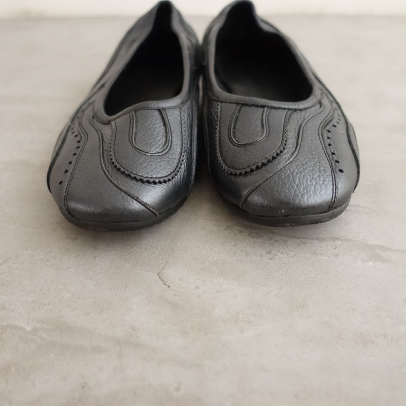 Jürgen Lehl ブラックパンプス Jurgen Lehl] [Leather] [25cm] Flat Pumps | Japan Finds