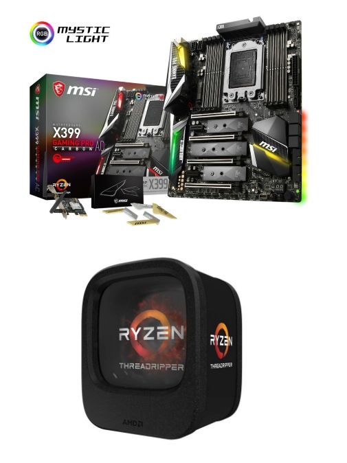 Threadripper Gaming Setup MSI X399 Gaming Pro Carbon AC + AMD Ryzen Threadripper Set | Japan Finds