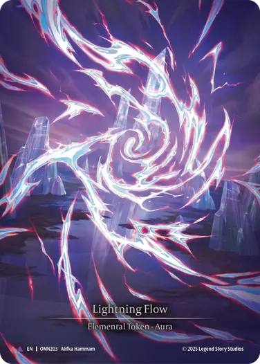 [Cold Foil] [Elemental] [Marvel] Lightning Flow Token OMN203C | Japan Finds