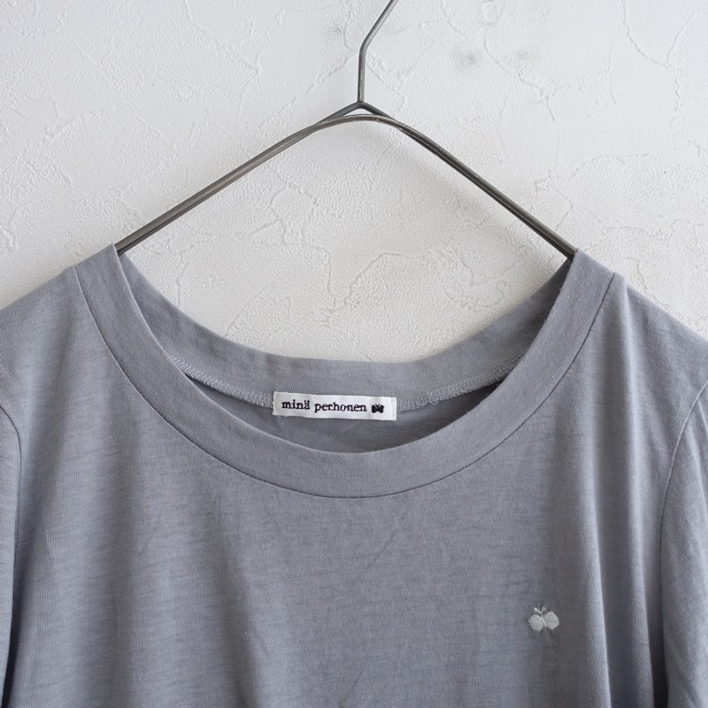 minaperhonen カットソー40 mina perhonen] [40] [Unused] pistachio Cotton Cashmere Top | Japan