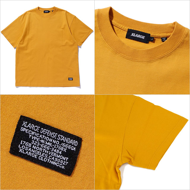 XLARGE Big Arch Logo Short Sleeve T-Shirt Men's Yellow | Japan Finds