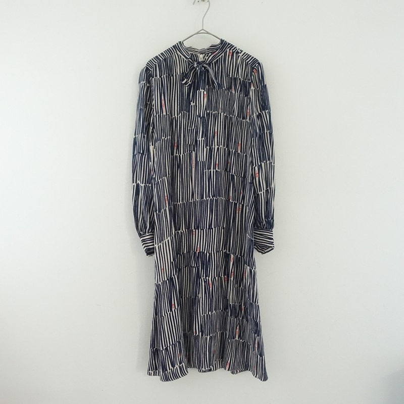 Mina Perhonen] [38] Hello! Bow-Tie Dress | Japan Finds