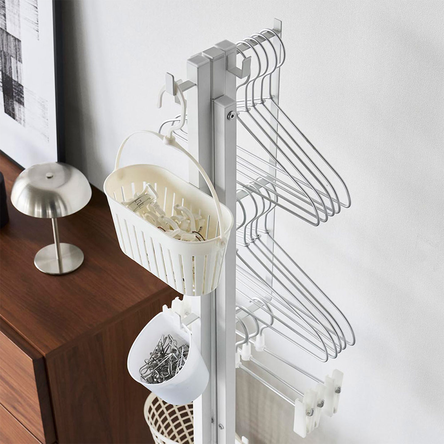 Yamazaki Tower Folding Indoor Clothes Drying Rack Stand Large 10266/ ...