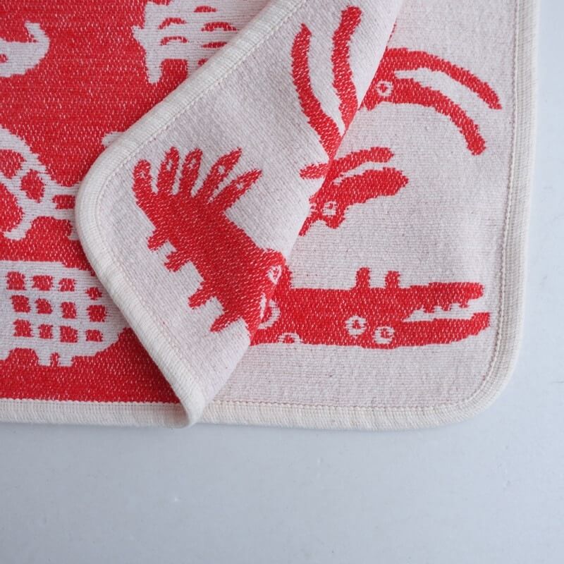 KLIPPAN ホッキョクグマ ブランケット 130x180cm KLIPPAN] [Cotton] [Unused] Blanket | Japan Finds