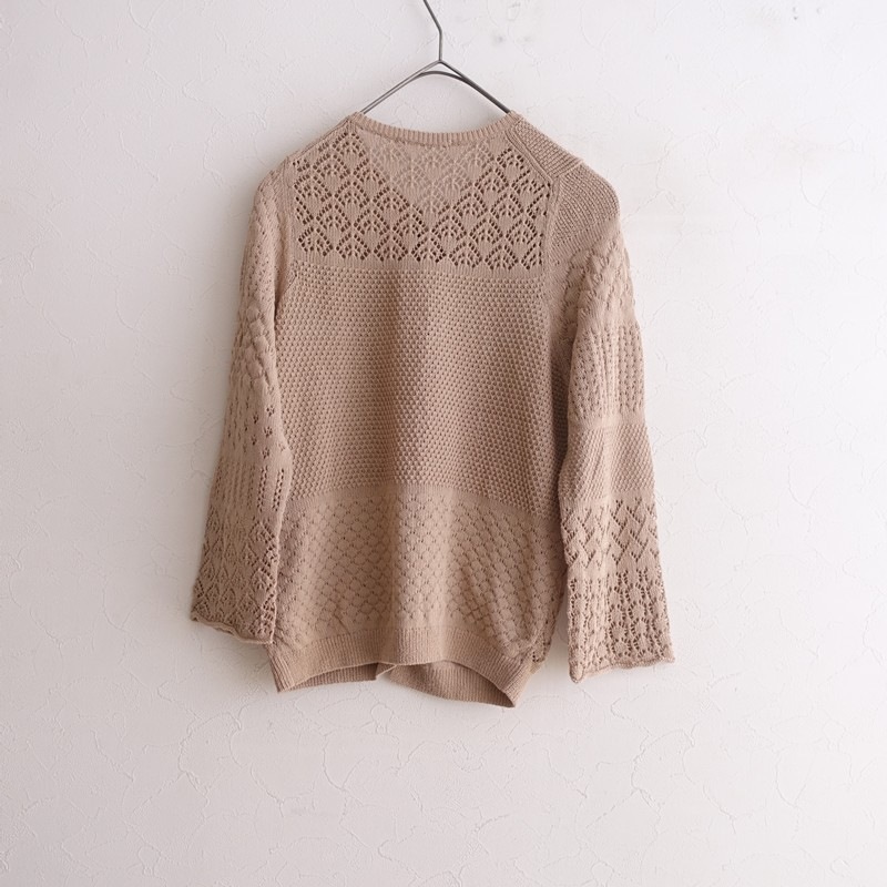 Mina Perhonen] [Cotton] [38] [Good Condition] Fields of Joy Knit