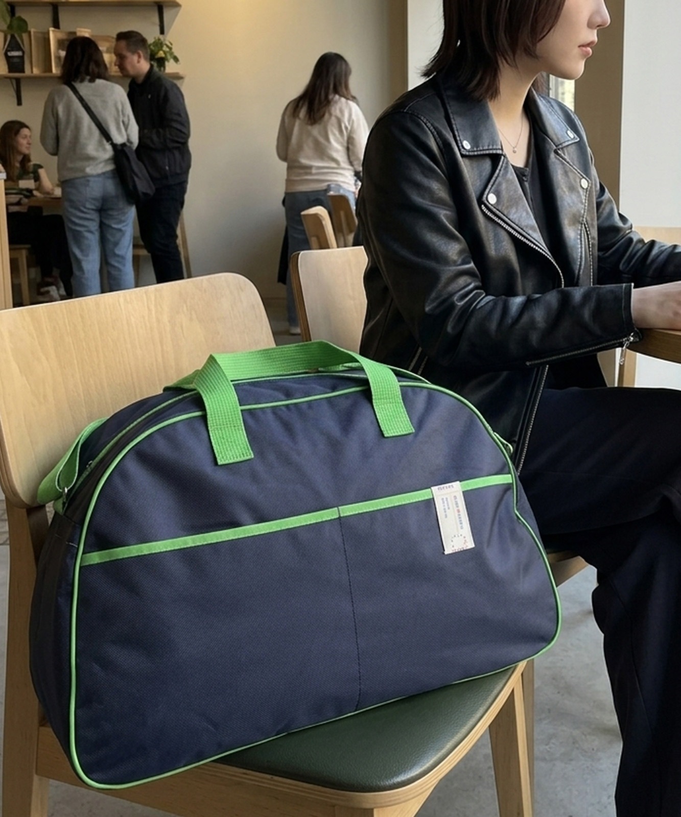 DEVICE select] [Unisex] [2-Way] [Lightweight] Bicolor Boston Bag