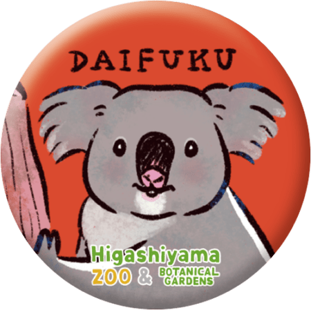 Nagi] Koala Badge 005 Daifuku | Japan Finds