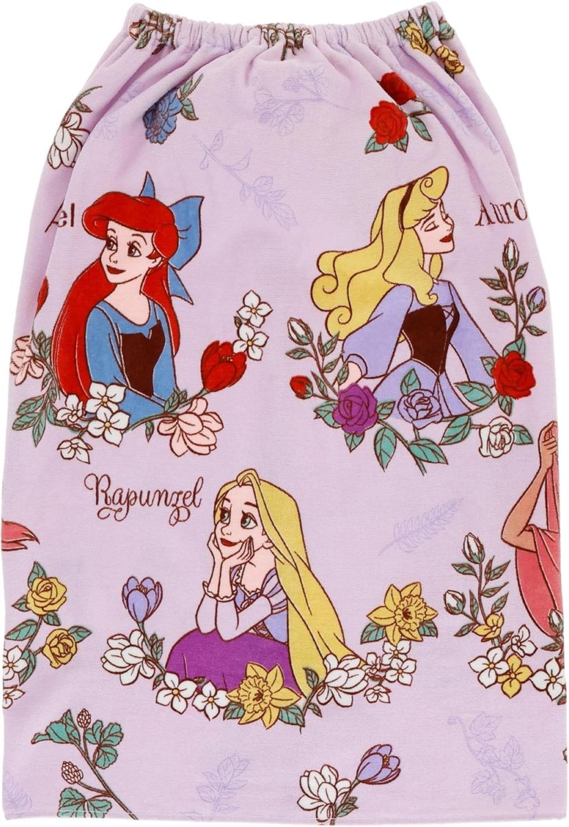 Marushin] [80cm] Disney Princess Dreamy Garden Wrap Towel | Japan