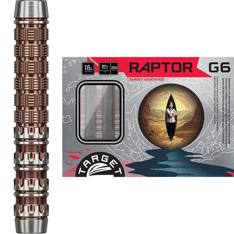 Target Raptor Darts Target RAPTOR G6 2BA 18g Joji Nishitani Darts Barrels | Japan Finds