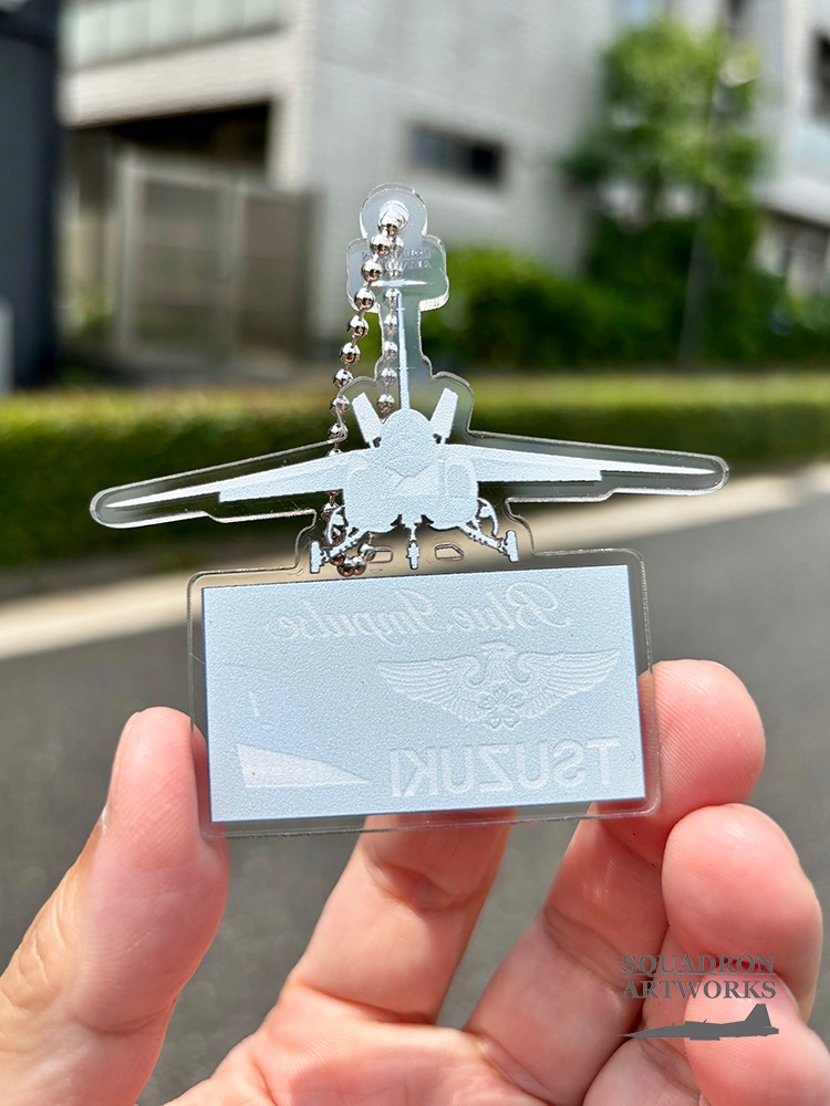 [Acrylic] MH-60R Seahawk HSM-77 Saberhawks Showbird Keychain | Japan Finds