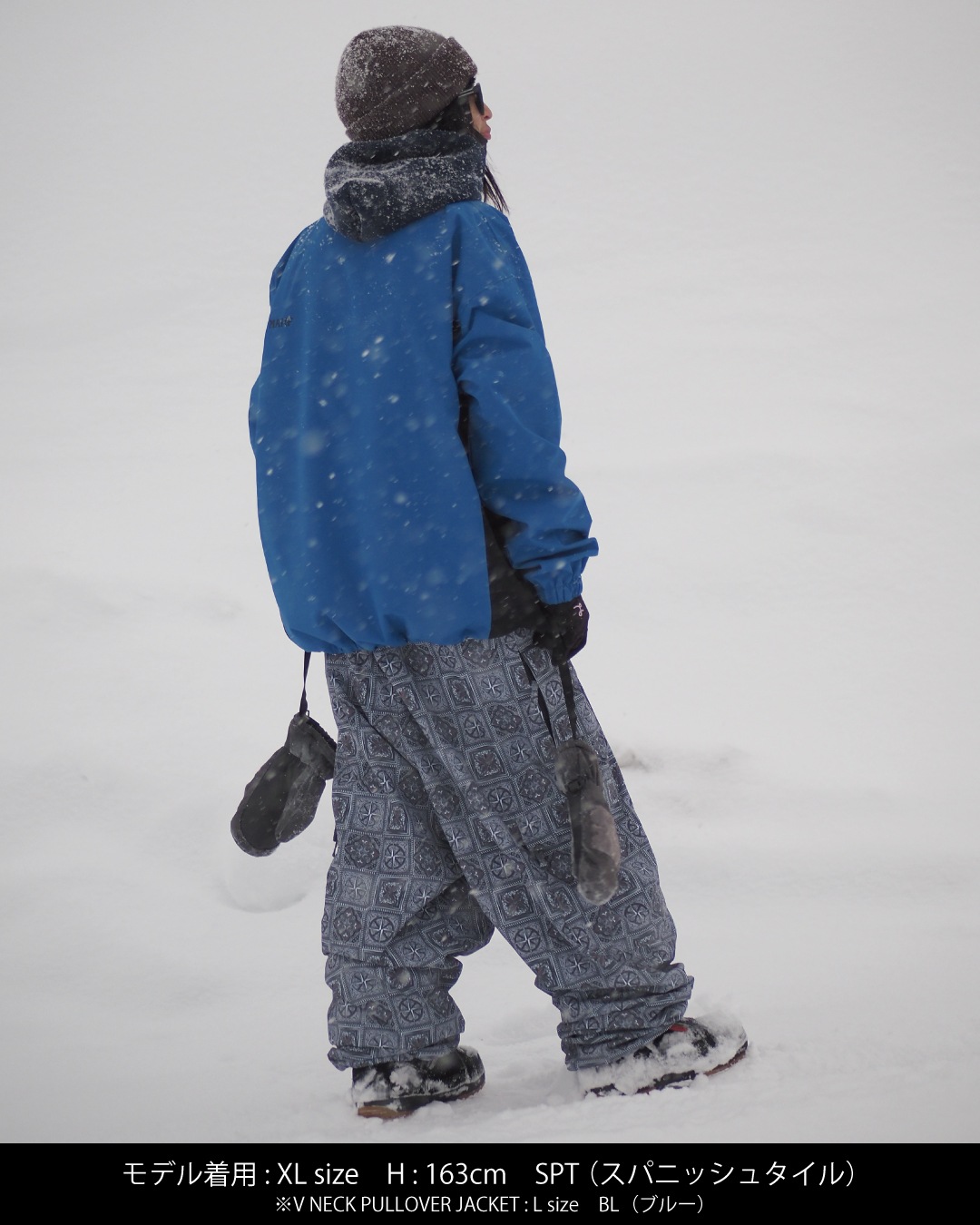 Authentic MAHF SNOW CARGO PANTS Waterproof Black Dark Green Orange